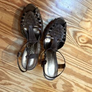 All genuine leather heels
